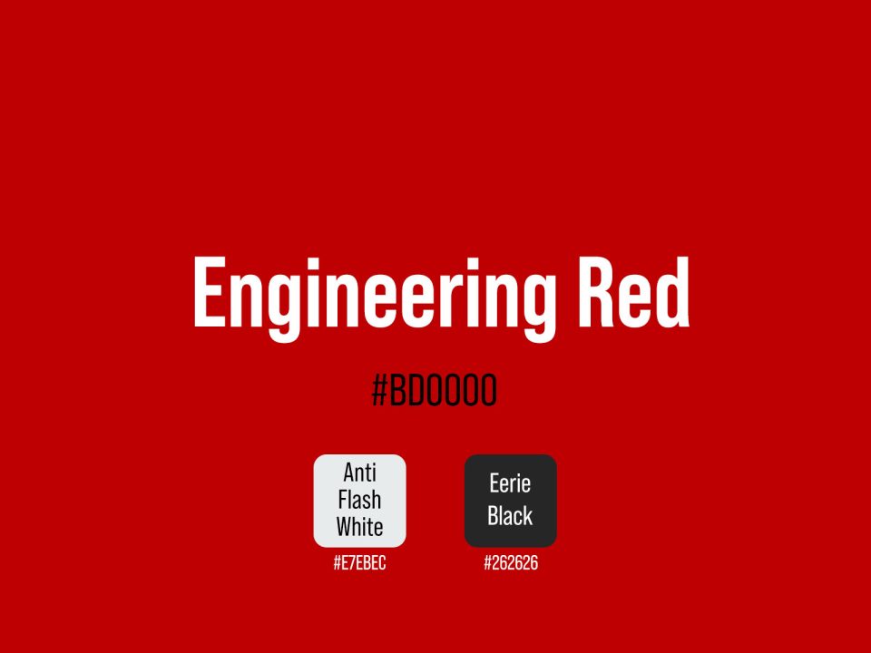 Engineering Red color combination