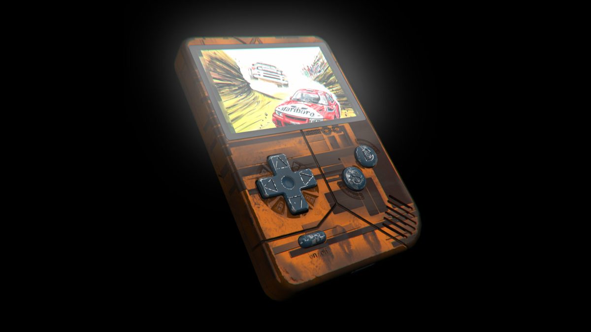 Dirty Gameboy Render – A Nostalgic Retro Gaming Tribute