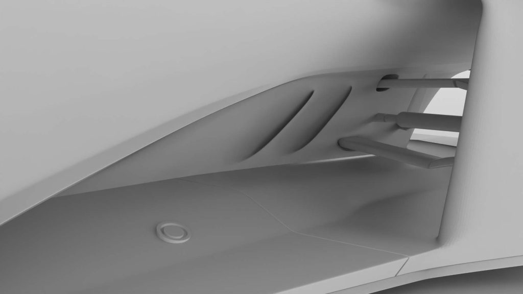 R1, the award-winning concept car designed by Mahan Rasouli, which won the IDA Design Gold Award in Transportation.