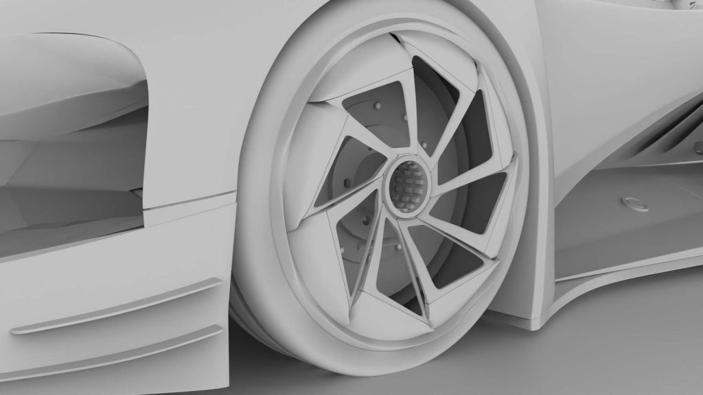 R1, the award-winning concept car designed by Mahan Rasouli, which won the IDA Design Gold Award in Transportation.