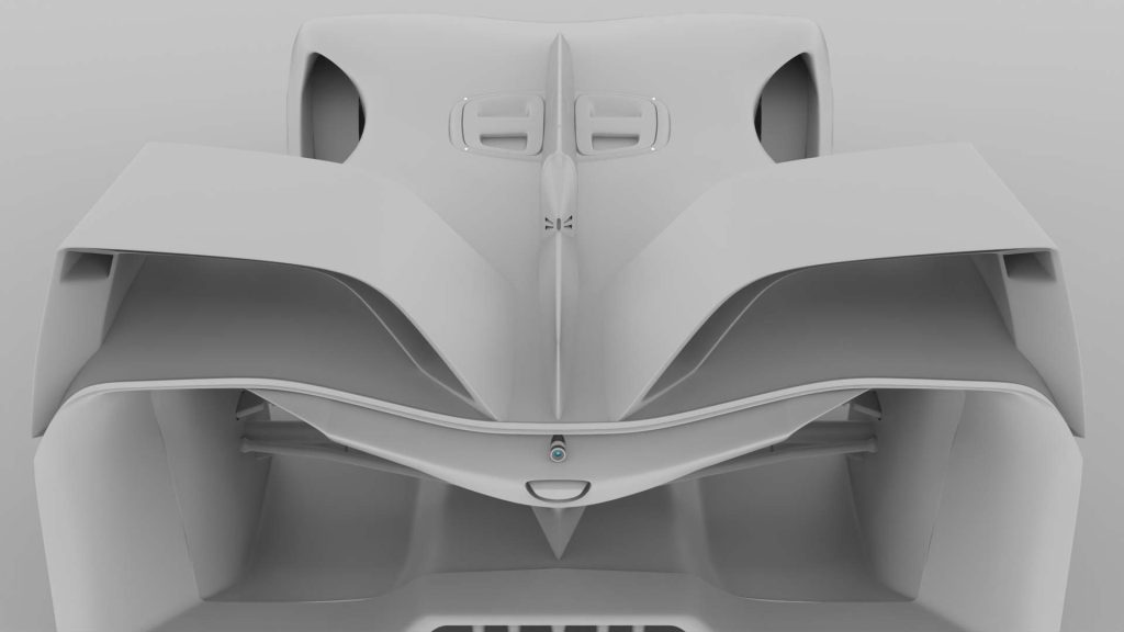 R1, the award-winning concept car designed by Mahan Rasouli, which won the IDA Design Gold Award in Transportation.