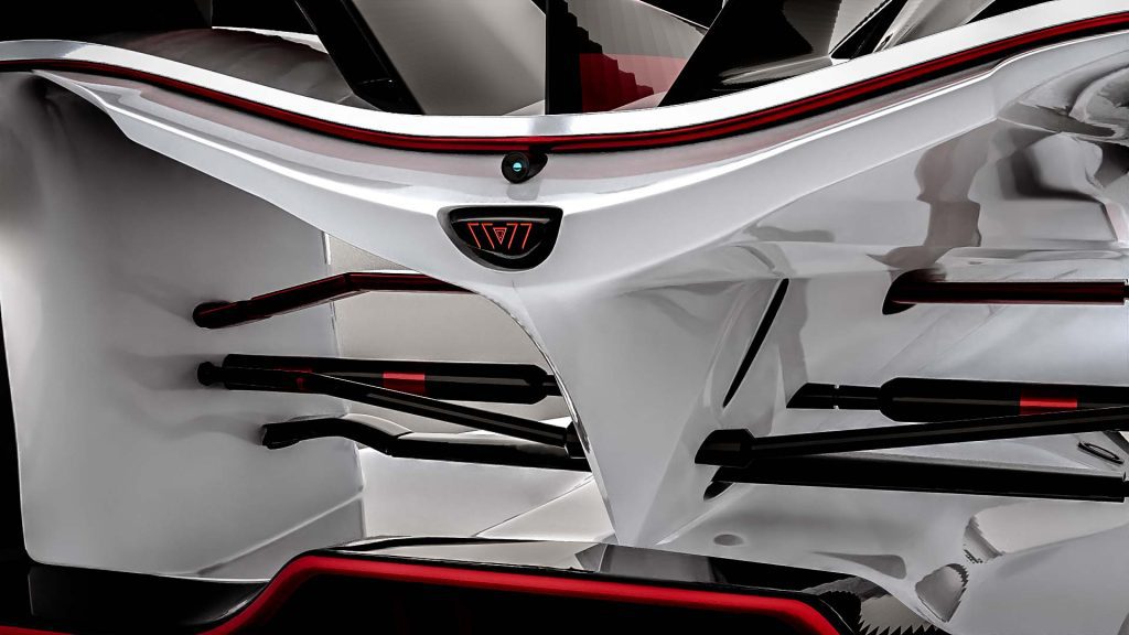 R1, the award-winning concept car designed by Mahan Rasouli, which won the IDA Design Gold Award in Transportation.