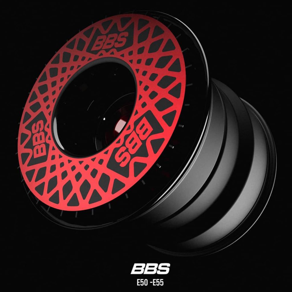3D render of BBS E50 car rim by industrial designer Mahan Rasouli