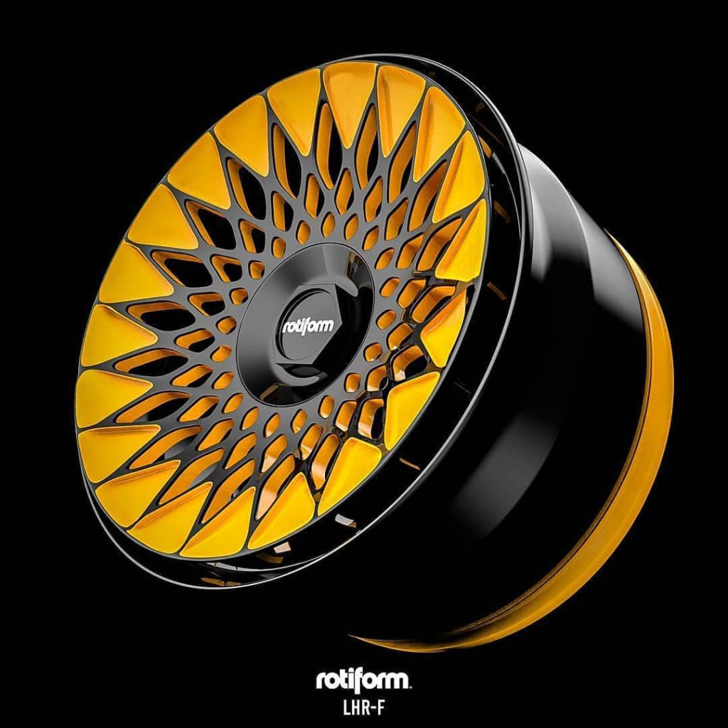 3D render of Rotiform LHR-F rim by industrial designer Mahan Rasouli