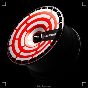 Rotiform Aerodisc Texture design and Render using Blender3D