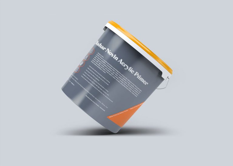 Paint Bucket Label design for Behsan Tak designed and presented by Mahan Rasouli