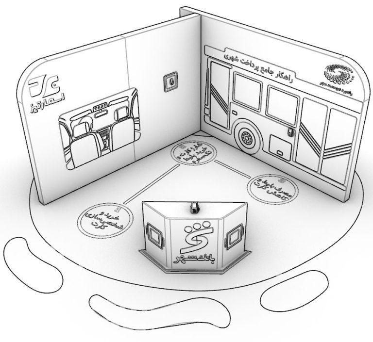 Bank Shar Exhibition Platform Designed by Mahan Rasouli.