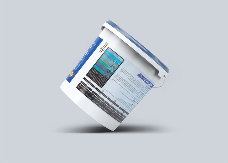 Paint Bucket Label design for Behsan Tak designed and presented by Mahan Rasouli