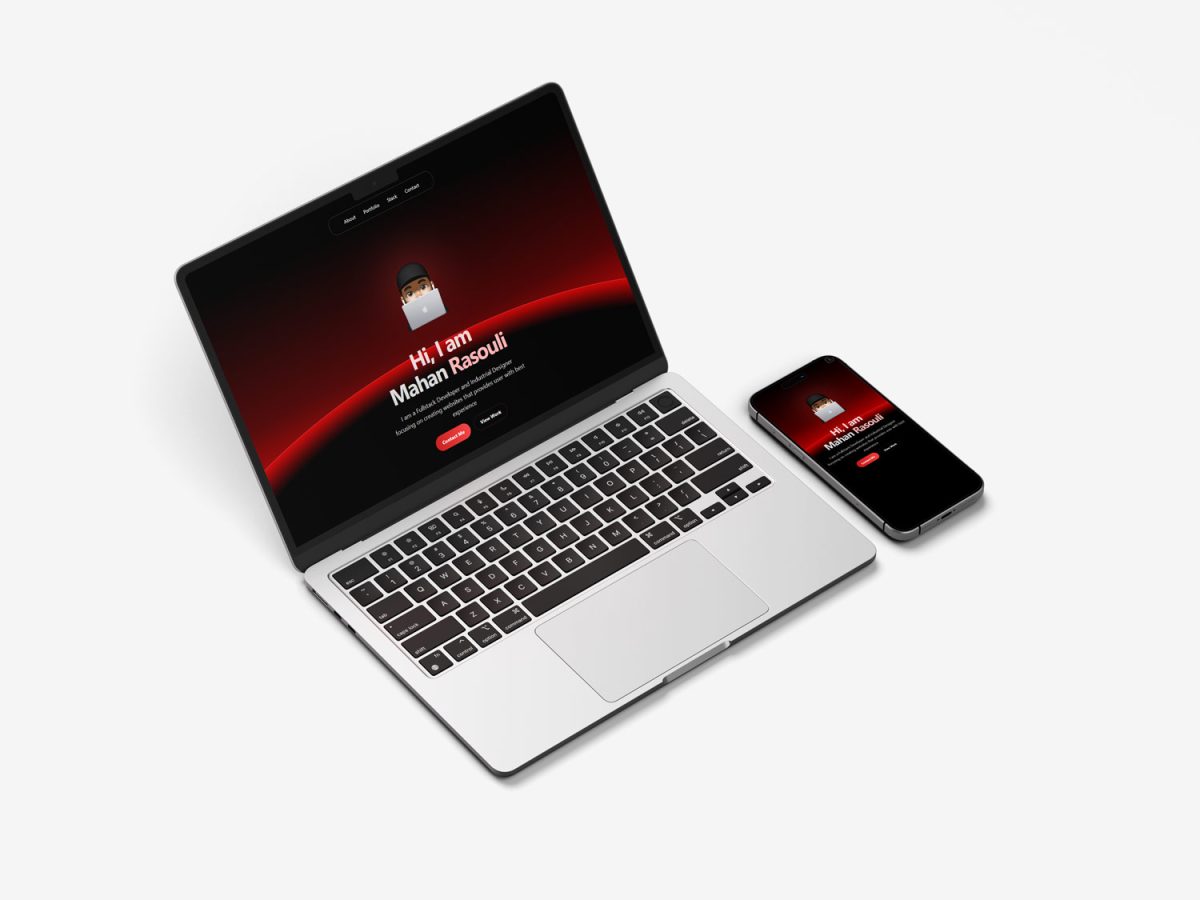 Interactive, fast and clean website designed by Mahan Rasouli.