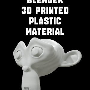 Procedural 3d print material for blender3d