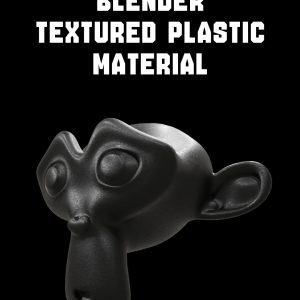Procedural textured Plastic material for blender3d