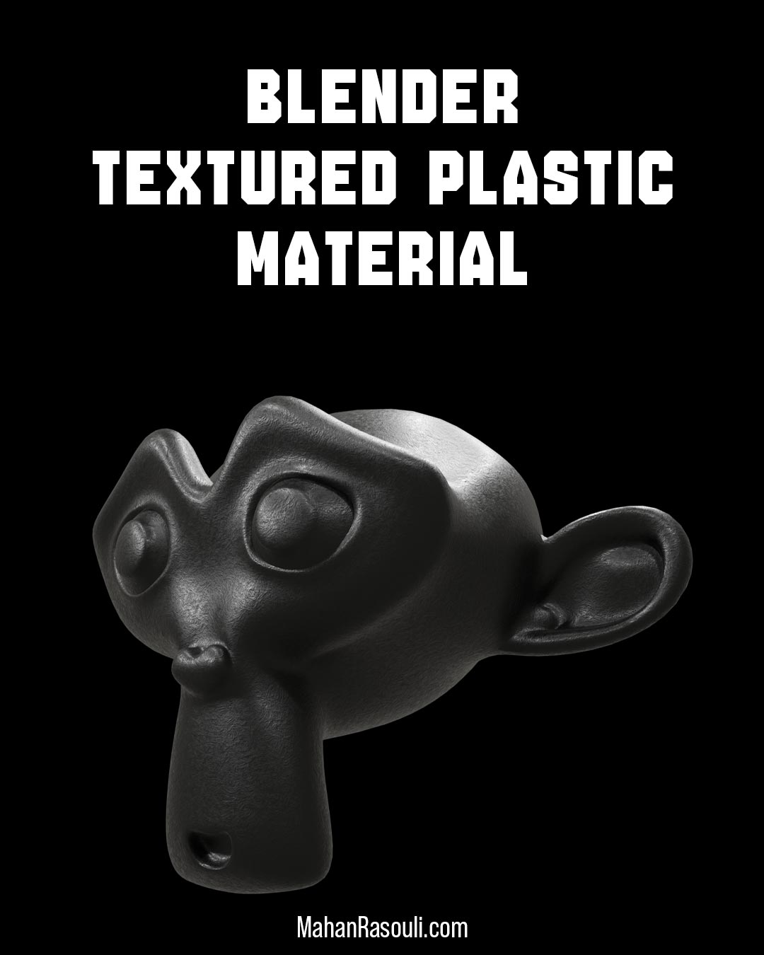 Procedural textured Plastic material for blender3d