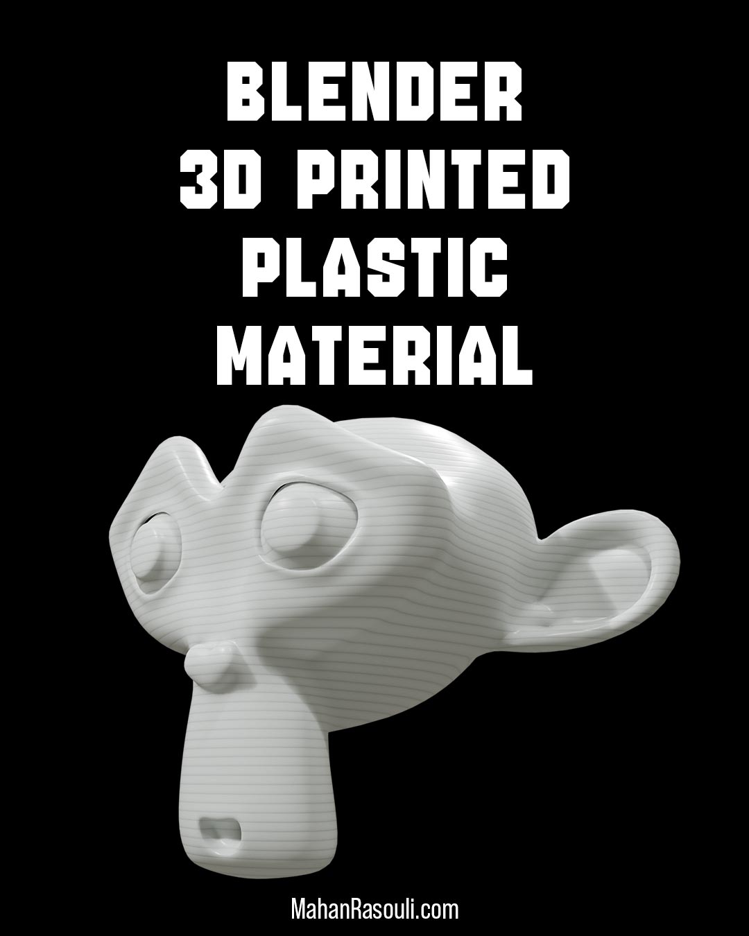Procedural 3d print material for blender3d