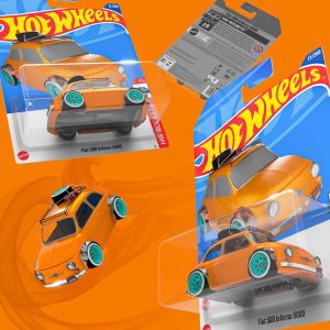 A mockup of Hot Wheels package