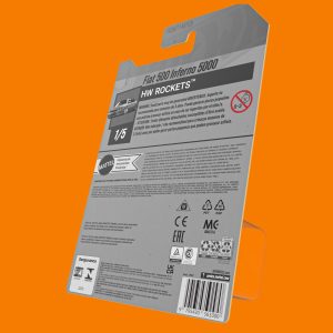 A mockup of Hot Wheels package