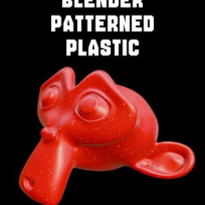 Procedural Patterned Plastic material for blender3d