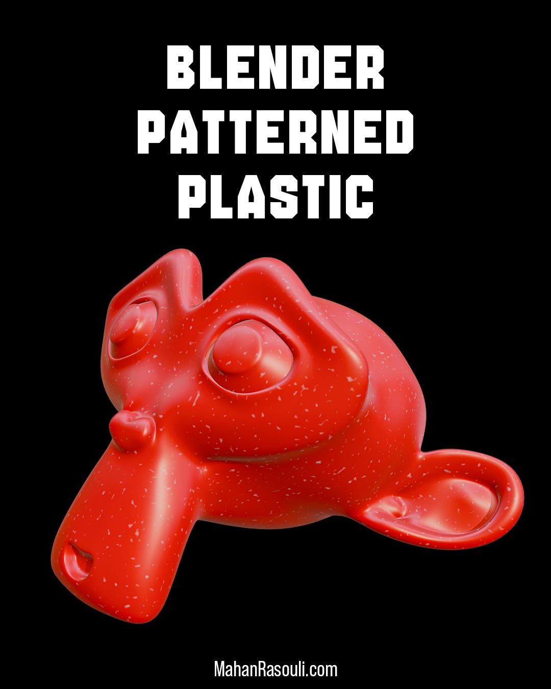 Procedural Patterned Plastic material for blender3d