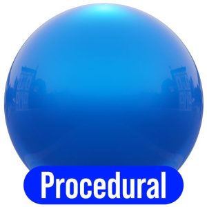 a material sphere showcasing high-quality procedural blender material with so many different variations and colors