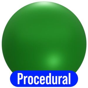 a material sphere showcasing high-quality procedural blender material with so many different variations and colors