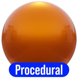a material sphere showcasing high-quality procedural blender material with so many different variations and colors